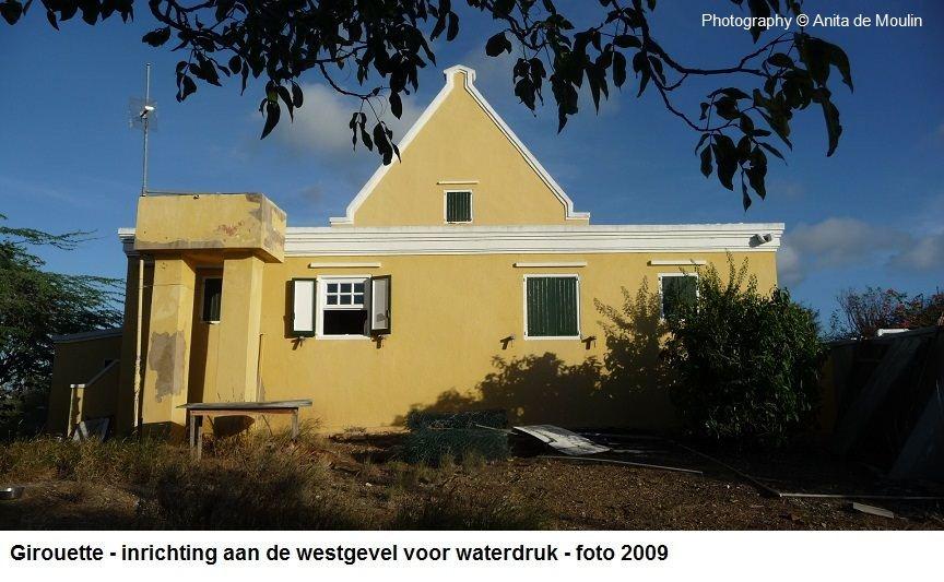 18. Girouette inrichting westgevel waterdruk 2009